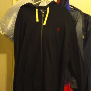Polo black hoodie